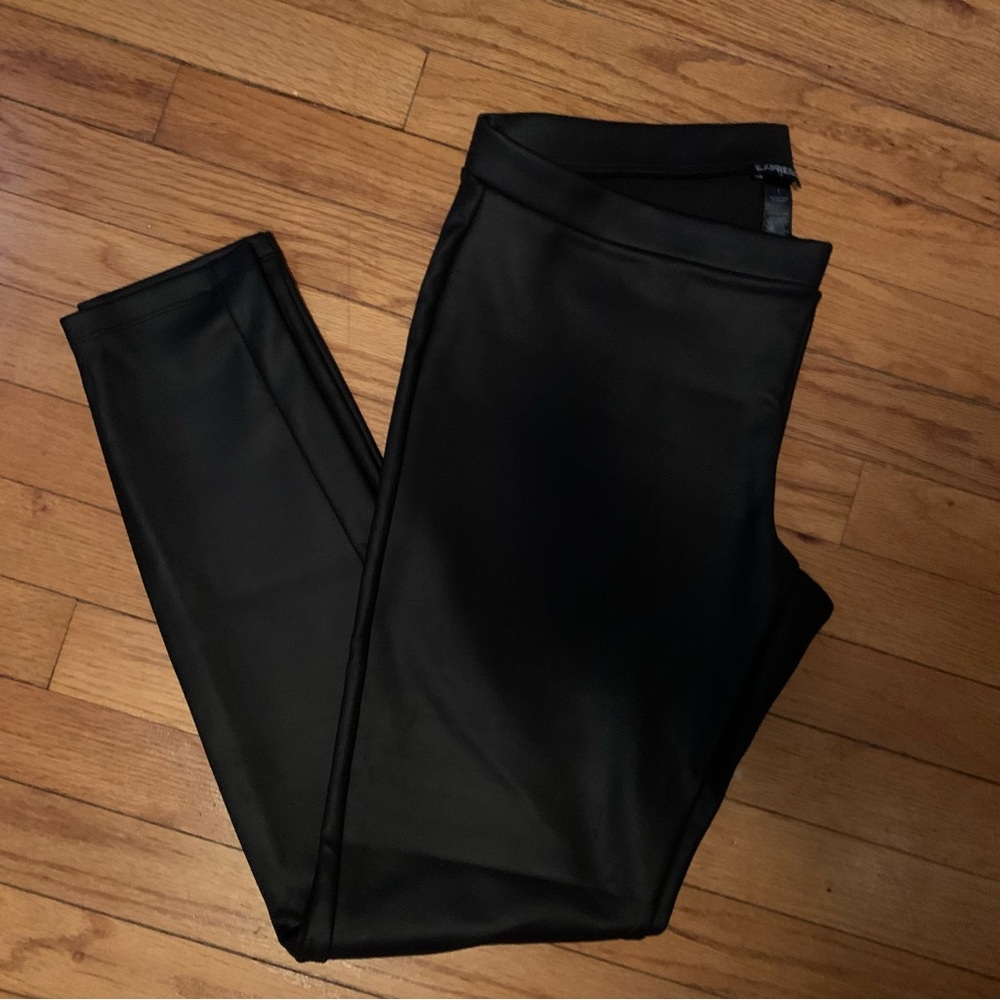 Express Faux Leather Leggings Size L